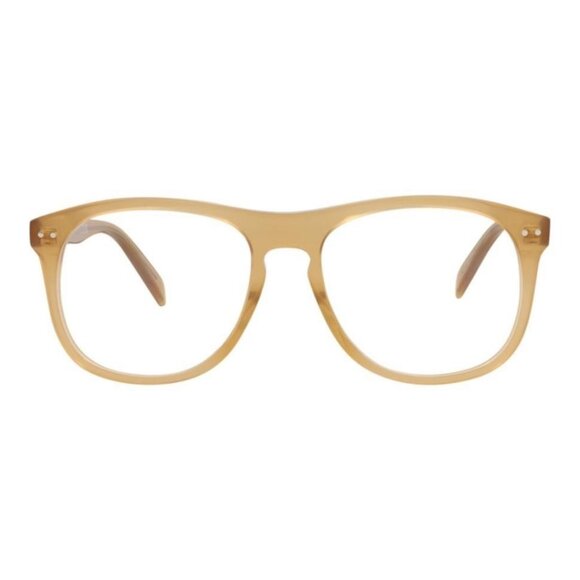 Celine Womens Aviator Brown Brown Transparent Fashion Designer Eyewear - Picture 1 of 4